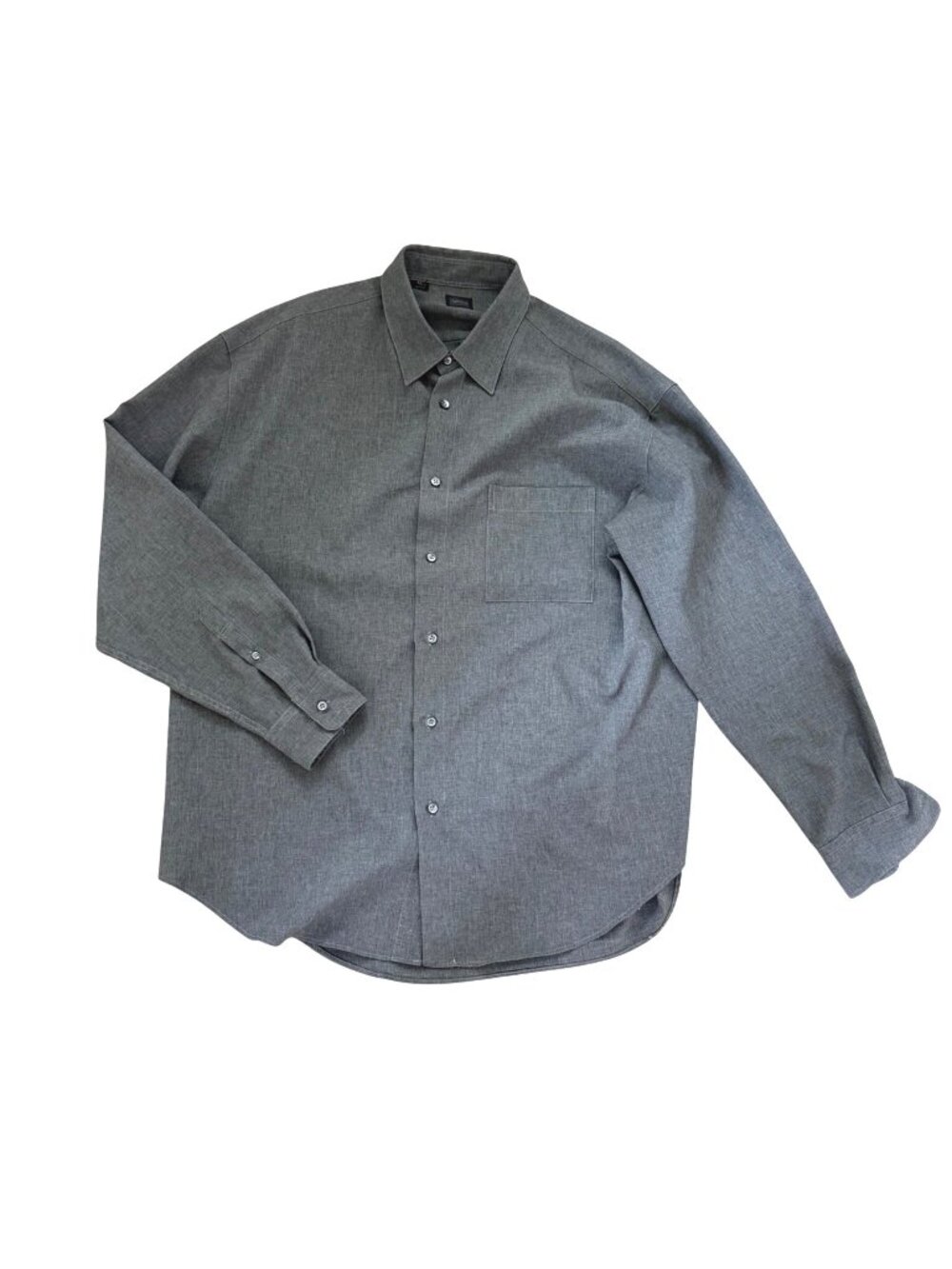 Yamato Japan Men's Button Front Shirt XL Classic Business Minimalist Long Sleeve